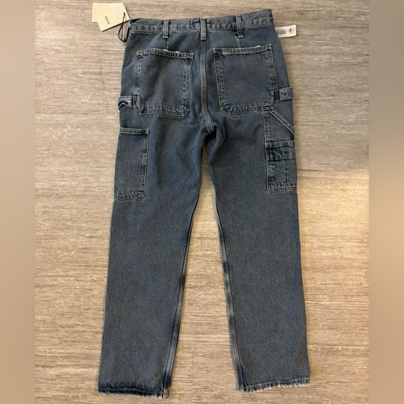 NWT Agolde Rami Carpenter Denim Jeans in Repetition - Picture 7 of 7